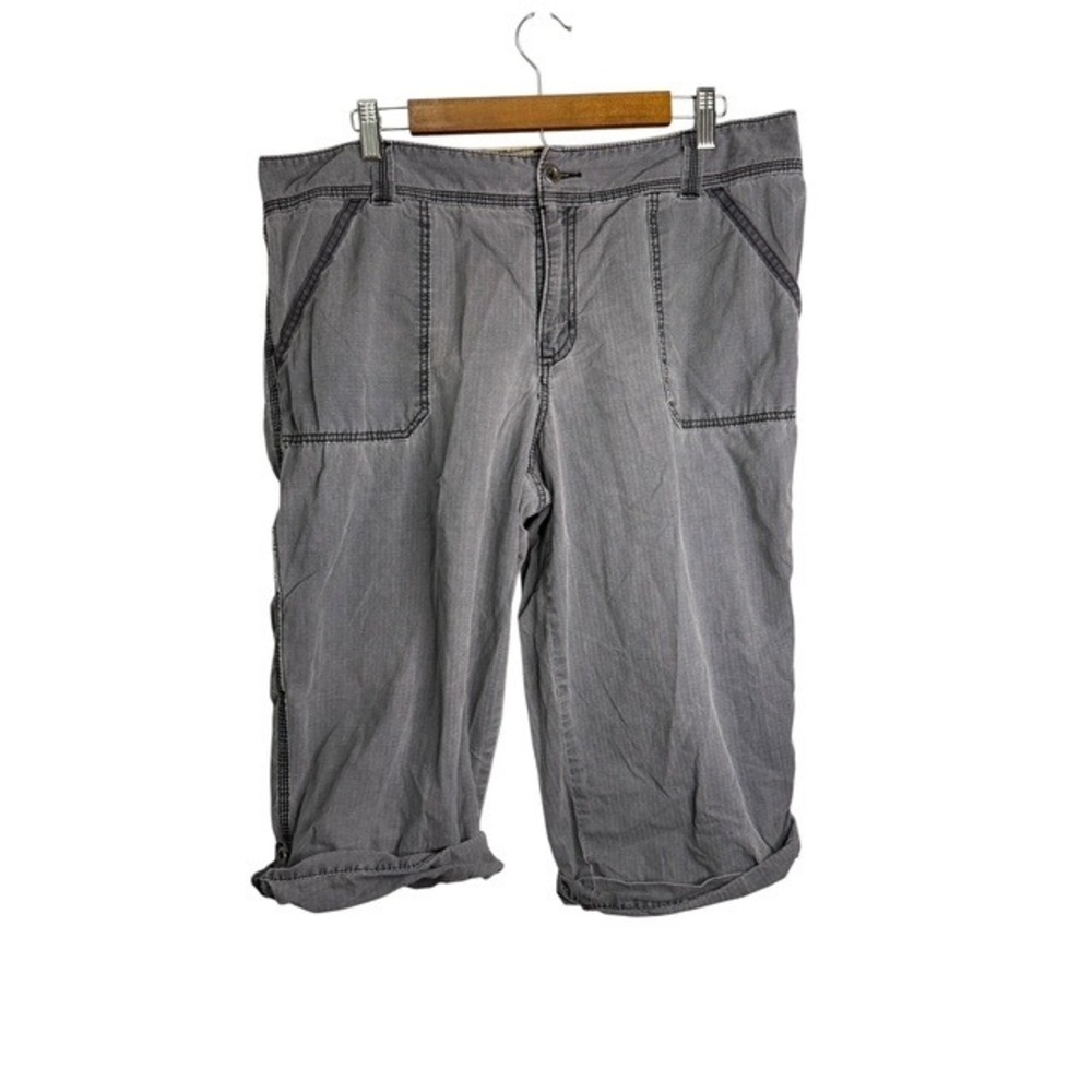 Carhartt Shorts Women's 16 El Paso Pants Ripstop Crop Cargo Gray